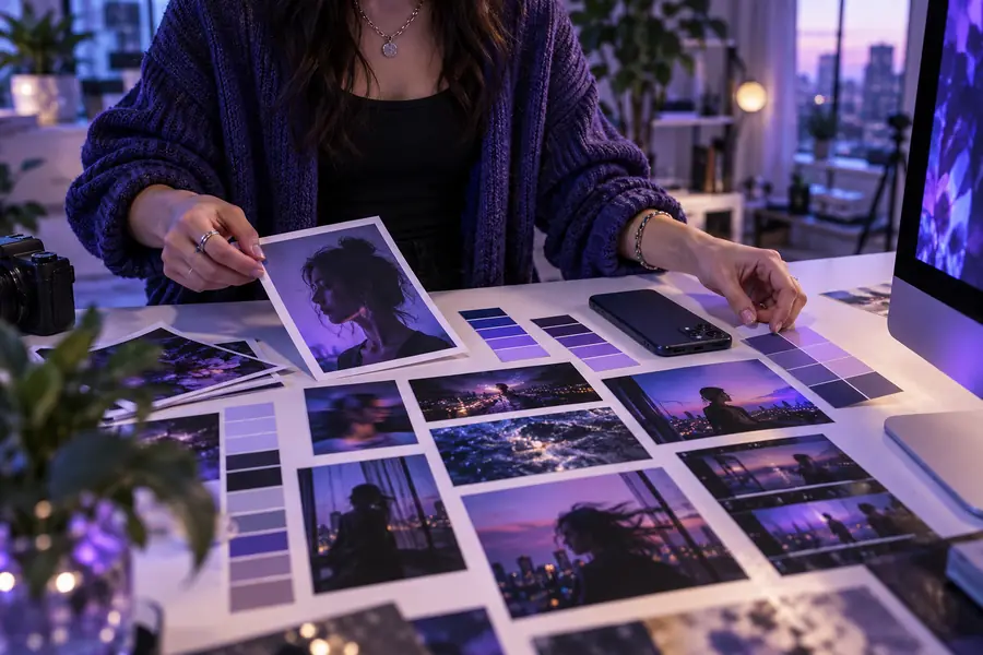 Illustrative portrait reference for planning an edit